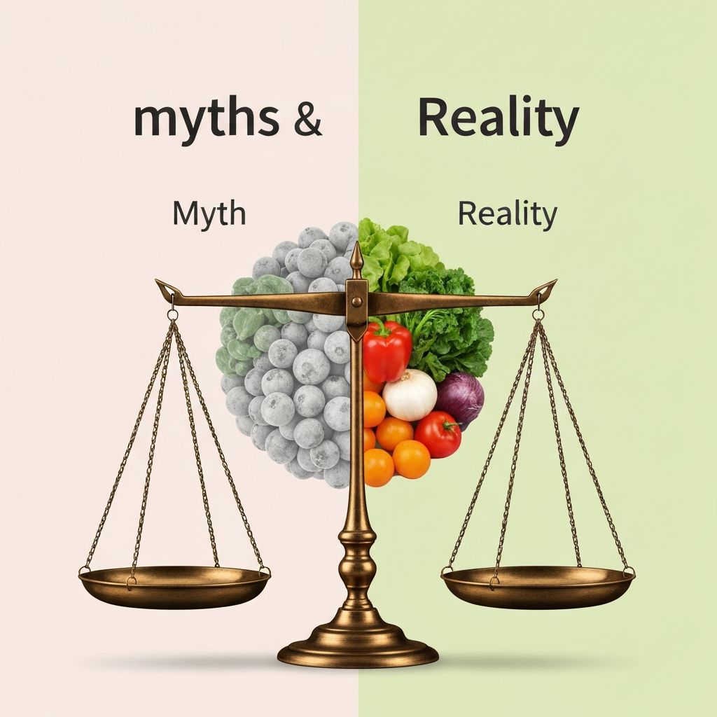 Myth vs reality nutrition concepts