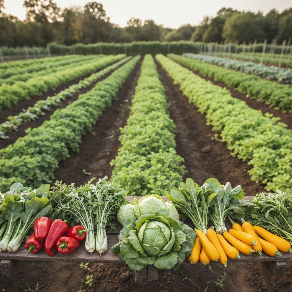 Sustainable agriculture and fresh produce